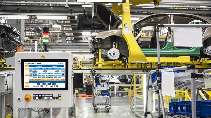 自動車産業のMESシステムの産業パネルのPCの適用