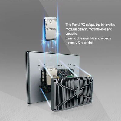 HmiはGPIOの産業ステンレス鋼のパネルのPCを埋め込んだ