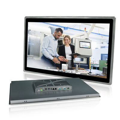 IOTのFanless埋め込まれた接触PC 24&quot; I3 8145U Windows 10 RS232 VGA PCAP