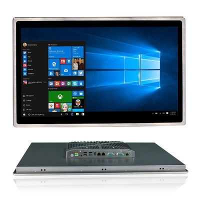 1 24インチの産業タッチ パネルのPC、1のパネルのPCの壁の土台の机の立場すべてのすべて