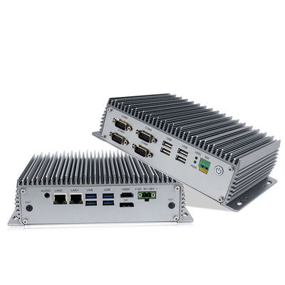 ODM I5 8265U 24vdc IOTシステムのための二重LAN産業埋め込まれた箱のPC