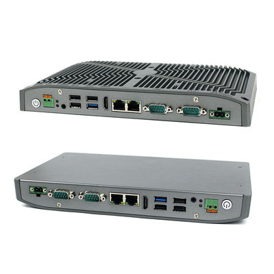 Fanless小型産業コンピュータI3 I5 I7 Windows 11 Linux 25wアルミニウム