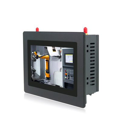 品質  RJ45 Capacitive Touchscreen Industrial Fanless Mini PC Panel Mount 工場