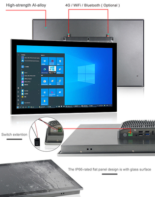 I7-8565U CPUの産業タッチ パネルのPC任意4G 5G WIFIの24台のインチ コンピュータ
