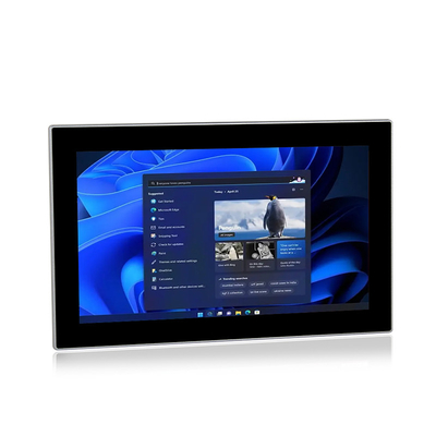 Windows 11のHMIのパネルのPCの防水IP65のFanless壁に取り付けられた/埋め込まれた台紙