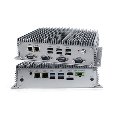 DC 9V - 36V Fanless産業小型PC Windows 10/Linux TPM 2.0 Intel第8 Skylake-U SOC