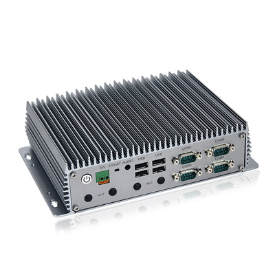 Fanless産業小型PC第12 GEN J6412のクォードは2.0GHz 3xLAN RS232 RS422 RS485の芯を取る