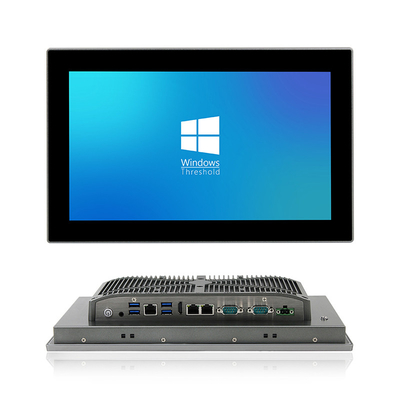 13.3&quot; LCD Intel J6412 産業用 HMI パネル マウント タッチ スクリーン PC 2 RS485 付き