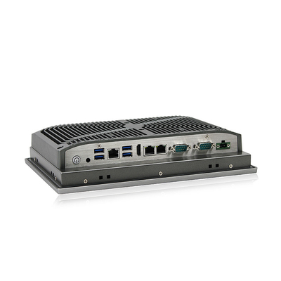 10 インチ J6412 すべての 1 つの産業用 PC HMI タッチパネル PC 3 LAN 付き
