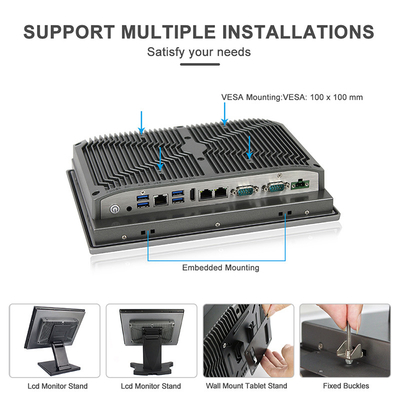 IP66はTPM 2.0が付いているタッチ画面のPC Windows 11のプロ産業組込みPCを防水します