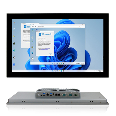 21.5&quot; ファンレス産業用パネル PC J6412 Intel Elkhart Lake 容量性タッチスクリーン