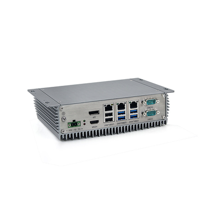 3*LAN 8*USB 6*COMの埋め込まれた産業Fanless小型PC J6412 J1900 I3 I5