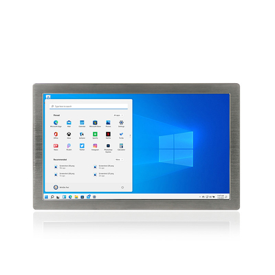 Fanless接触ステンレス鋼のパネルのPC AISI304/316 Rs232 Hmi LAN Usb