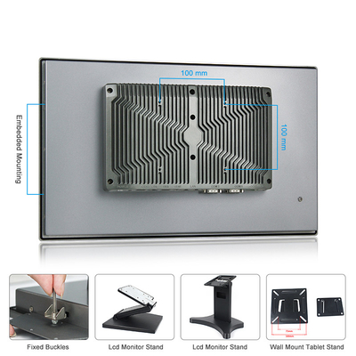 17.3インチのTPM2.0のデスクトップのFanless産業タッチ パネルのPC 10のPoinitsの多接触