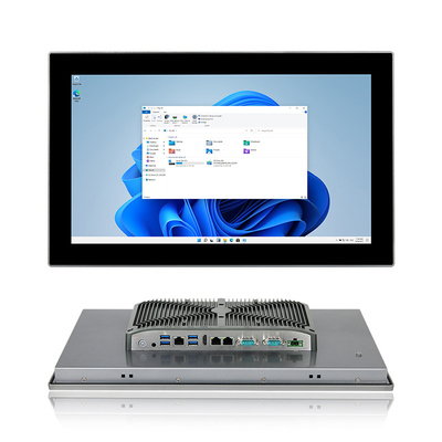 17.3の」LCDのフラット スクリーンは1台のコンピュータで産業Fanless完全なHDを完全に埋め込んだ