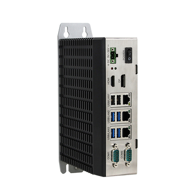 3つのX LANのDINの柵の産業Fanless小型PC Windows10/11 8gb