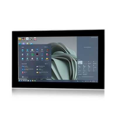 15.6インチの険しい埋め込まれたPCのワイド スクリーンIP65 Windows11 100*100 VESAの土台