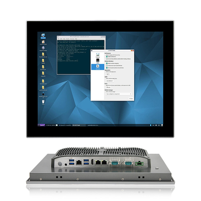 15インチJ6412産業コンピュータPC Windows10 Iotは容量性タッチスクリーンのPCを写し出した