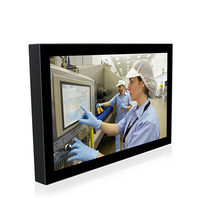 IP67 21.5インチのFanlessパネルのPCのタッチ画面LAN USB RS232 PCAP