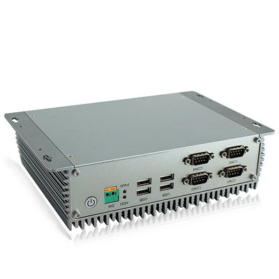 険しく小さい産業コンピュータLAN 4 COM 8 USB RS232 RS485第8 CPU 2