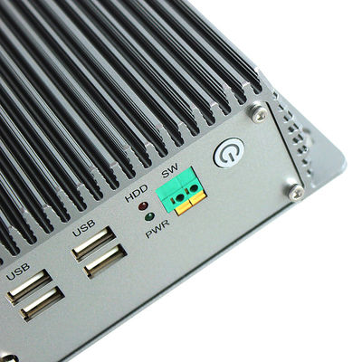 険しく小さい産業コンピュータLAN 4 COM 8 USB RS232 RS485第8 CPU 2