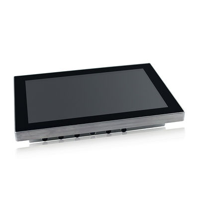 スチール・ケースが付いている産業12inのIp66防水FanlessパネルのPCのタッチ画面
