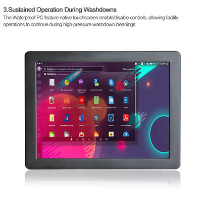 Hmi Vesaの産業パネルの台紙のPC、Ip69kの接触タッチ パネル コンピュータ