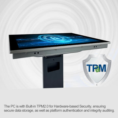険しい17インチHMIのパネルのPC TPM 2.0 RS232 RS422 RS485 9-36Vの電圧
