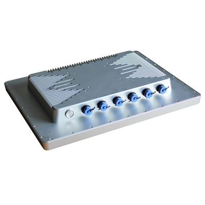 LAN USB RS232 1000nits IP67のパネルのPC 15&quot;はサイズの平たい箱十分に密封した