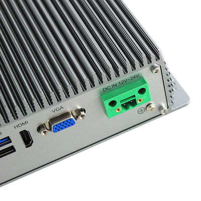 15W Fanless X86小型産業埋め込まれた箱のPC J1900 2 X LAN 6 X USB 4 X RS232