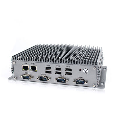 OEM Win10 DDR4L MSATAの埋め込まれる産業Fanless小型PC I5のコンパクトの険しい