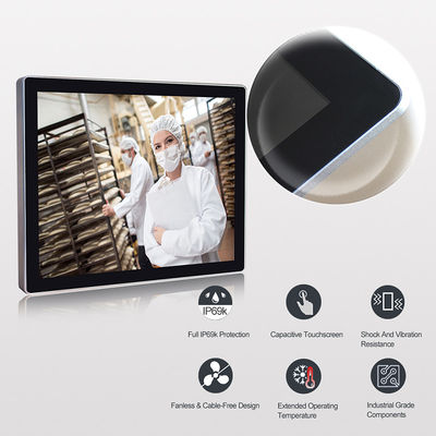 I3-6100Uの19インチはIp69kのIoTのためのFanless産業タッチ パネルのPCを導いた