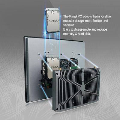 1タッチスクリーンのPC RS232で完全に産業Intel I7 8565U Tpm