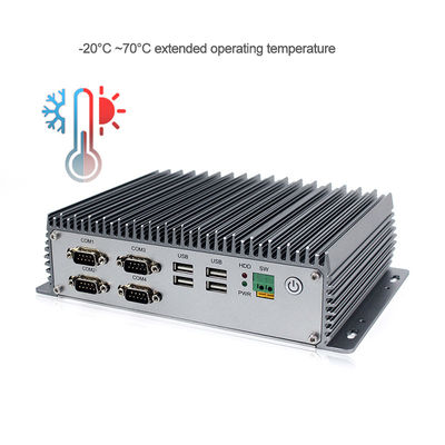 ODM I5 8265U 24vdc IOTシステムのための二重LAN産業埋め込まれた箱のPC