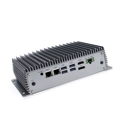 ODM I5 8265U 24vdc IOTシステムのための二重LAN産業埋め込まれた箱のPC