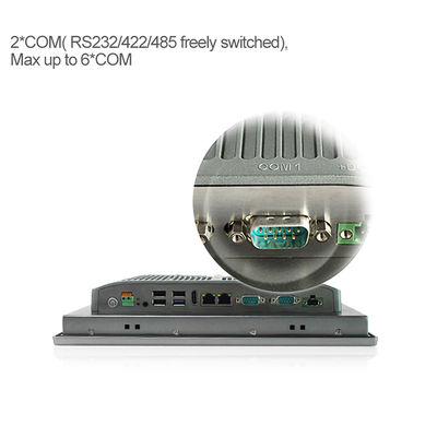 12&quot; PCAPのタッチスクリーンI5 LANすべてWifiの1台の産業小型PCのパネル コンピュータの二倍になるため