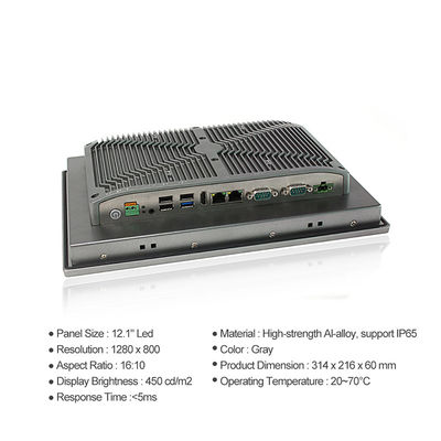 険しい12&quot; Ip67 1280 * 800のパネルの台紙のタッチ画面のモニターのワイド スクリーン