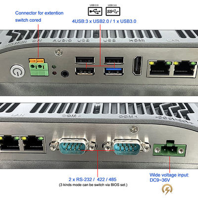 TPM2.0 1280x1024はタッチスクリーンのPCの高い明るさ400cd/M2を埋め込んだ