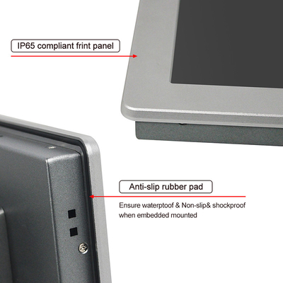 制御システムのためのFanless埋め込まれたHMIのパネルのPC TPM2.0 15.6のインチ1500nits
