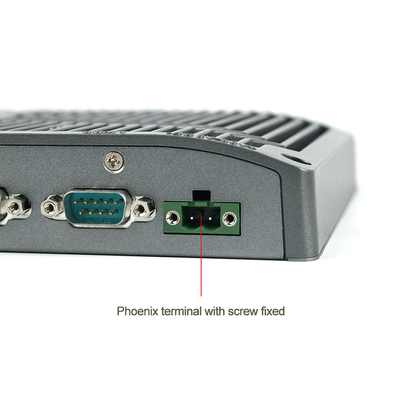 HDMI Fanless険しい埋め込まれたコンピュータDC9V CPU I5-8265U 25W